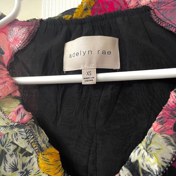 ADELYN RAE Orla Lace Up Ruffle Mini - Size XS - Picture 2 of 9